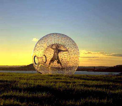 Zorbing — and why it's in to