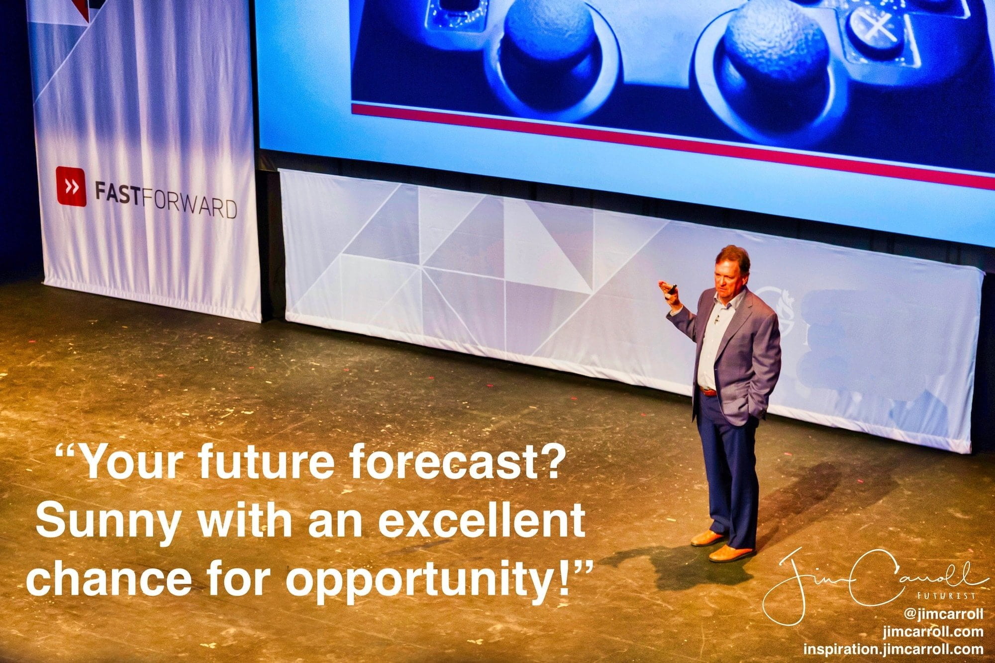 Daily Inspiration: “Your future forecast? Sunny with an excellent chance for opportunity!”