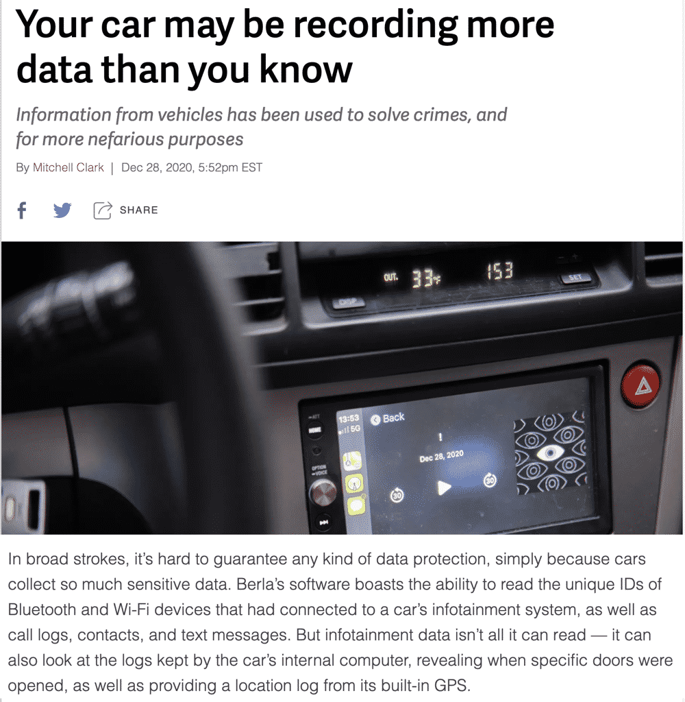 Cars Recording